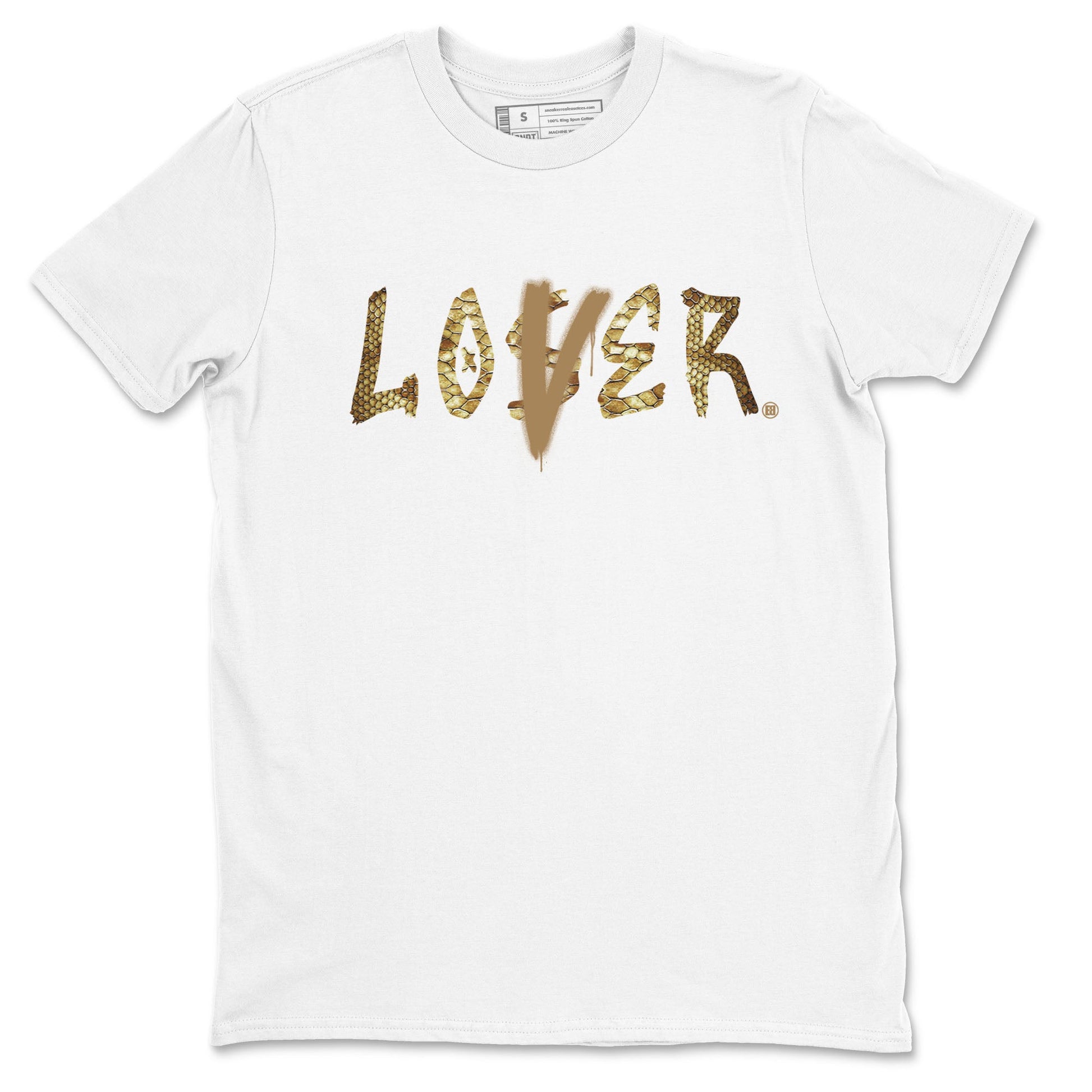 Air Force 1 Ivory Snake shirt to match jordans Loser Lover sneaker tees Air Force 1 Ivory Snake SNRT Sneaker Release Tees unisex cotton White 2 crew neck shirt