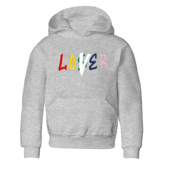 AF 3 Nigo shirtsto match jordans Loser Lover sneaker match tees Air Force 3 Low x Nigo Blue Void and Tour Yellow match shoes to clothes SNRT Sneaker Tees Youth Baby Heather Grey 2 tee
