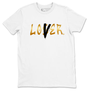 AJ1 Black Metallic Gold shirts to match jordans Loser Lover sneaker match tees Air Jordan 1 Black Metallic Gold SNRT Sneaker Tees streetwear brand White 2 unisex cotton tee