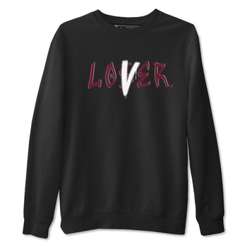 1s Metallic Burgundy shirts to match jordans Loser Lover sneaker match tees Jordan 1 Retro High '85 OG Metallic Burgundy SNRT Sneaker Tees streetwear brand Black 2 unisex cotton tee