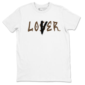 1s Mocha shirts to match jordans Loser Lover sneaker match tees Air Jordan 1 Low Mocha SNRT Sneaker Release Tees unisex cotton White 2 crew neck shirts