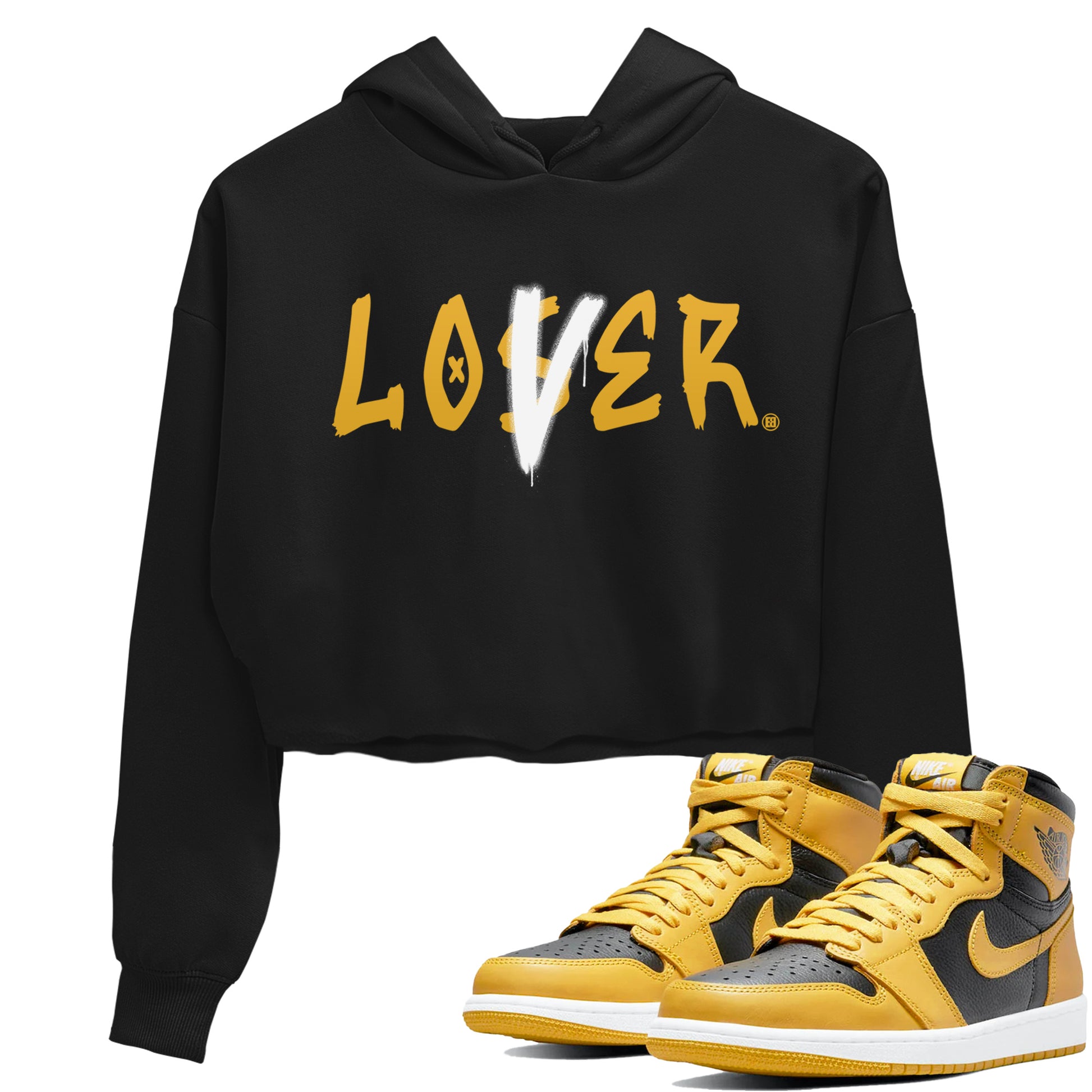 Loser Lover Women's Tops - Air Jordan 1 Pollen - SNRT Sneaker T-shirts