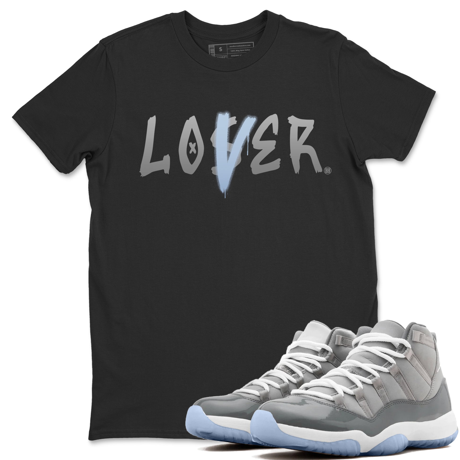 Loser Lover Unisex Adult Tops - Air Jordan 11 Cool Grey - SNRT Sneaker T-shirts