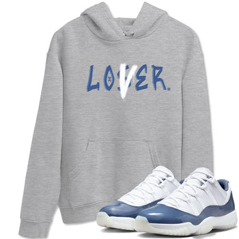Air Jordan 11 Low Diffused Blue shirts to match jordans Loser Lover sneaker match tees 11s Diffused Blue SNRT Sneaker Release Tees unisex cotton Heather Grey 1 crew neck shirts