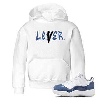 Air Jordan 11 Low Diffused Blue shirts to match jordans Loser Lover sneaker match tees 11s Diffused Blue SNRT Sneaker Release Tees Youth Baby White 1 crew neck shirts