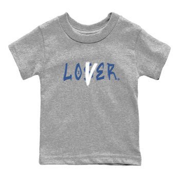 Air Jordan 11 Low Diffused Blue shirts to match jordans Loser Lover sneaker match tees 11s Diffused Blue SNRT Sneaker Release Tees Youth Baby Heather Grey 2 crew neck shirts