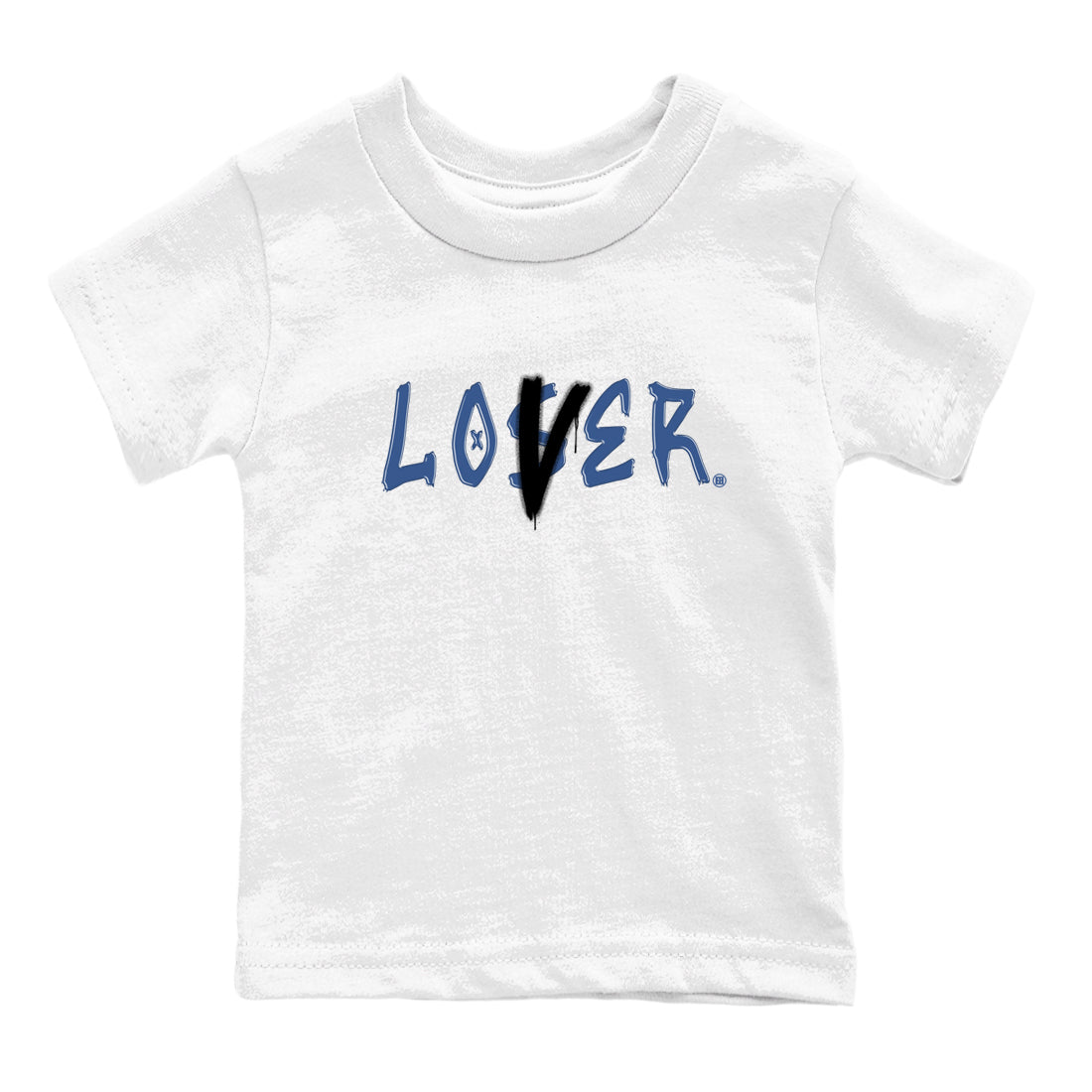 Air Jordan 11 Low Diffused Blue shirts to match jordans Loser Lover sneaker match tees 11s Diffused Blue SNRT Sneaker Release Tees Youth Baby White 2 crew neck shirts