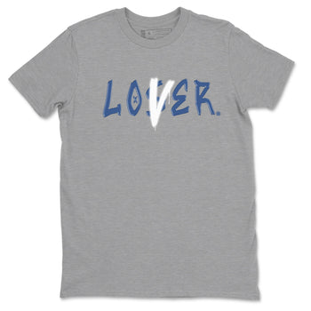 Air Jordan 11 Low Diffused Blue shirts to match jordans Loser Lover sneaker match tees 11s Diffused Blue SNRT Sneaker Release Tees unisex cotton Heather Grey 2 crew neck shirts
