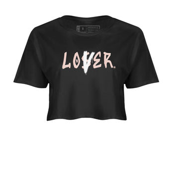 Air Jordan 11 Low Legend Pink shirts to match jordans Loser Lover sneaker match tees 11s Legend Pink SNRT Sneaker Tees streetwear brand Black 2 crop tee
