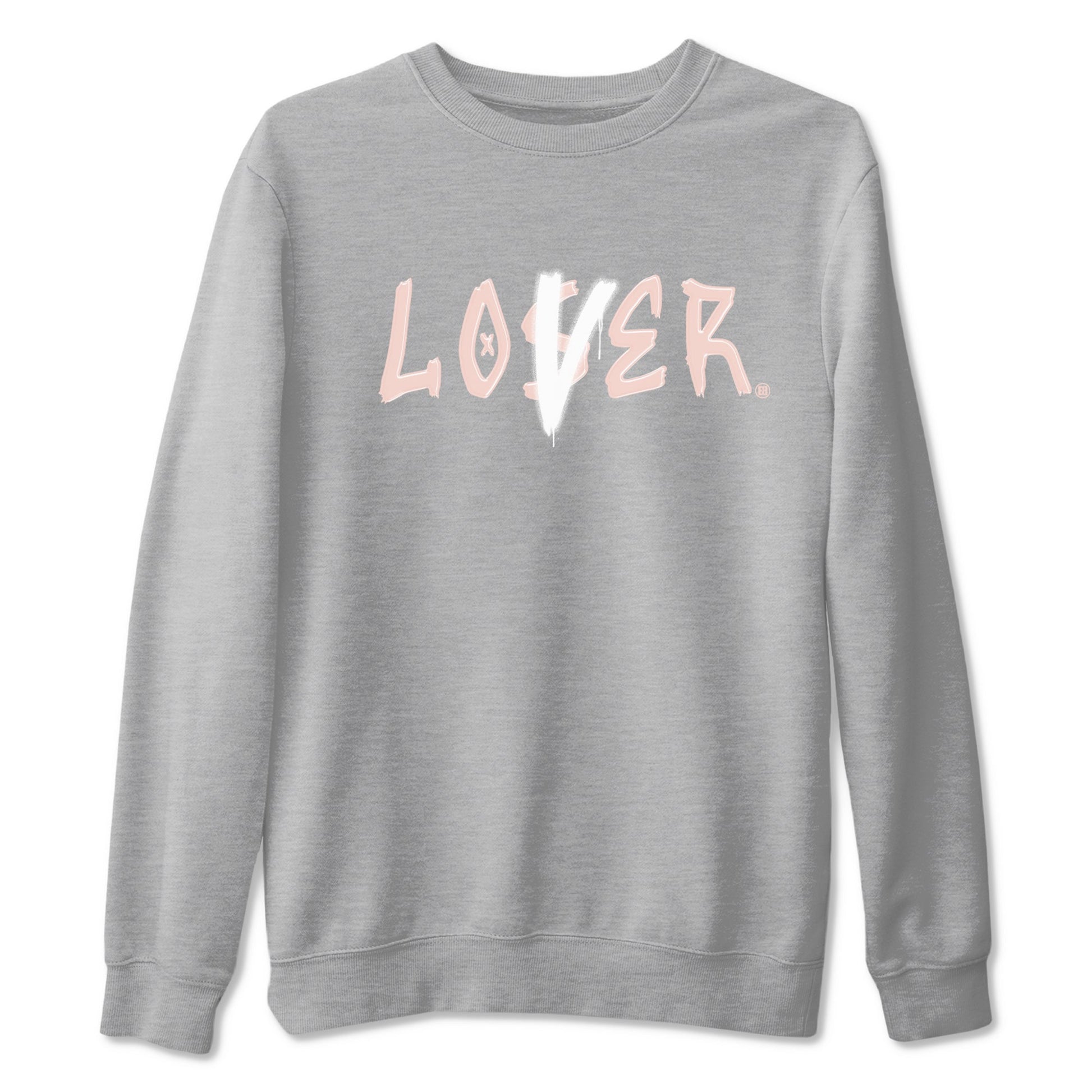 Air Jordan 11 Low Legend Pink shirts to match jordans Loser Lover sneaker match tees 11s Legend Pink SNRT Sneaker Tees streetwear brand Heather Grey 2 unisex cotton tee