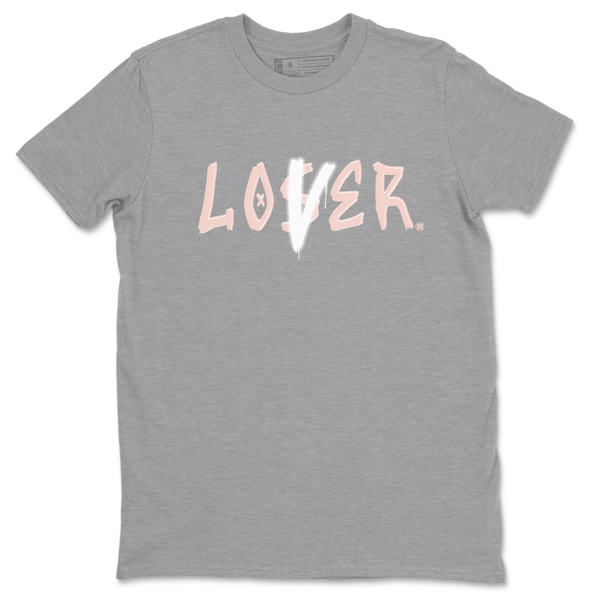 Air Jordan 11 Low Legend Pink shirts to match jordans Loser Lover sneaker match tees 11s Legend Pink SNRT Sneaker Tees streetwear brand Heather Grey 2 unisex cotton tee