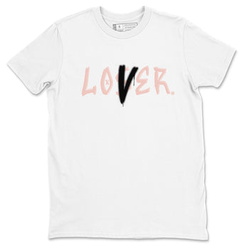 Air Jordan 11 Low Legend Pink shirts to match jordans Loser Lover sneaker match tees 11s Legend Pink SNRT Sneaker Tees streetwear brand White 2 unisex cotton tee