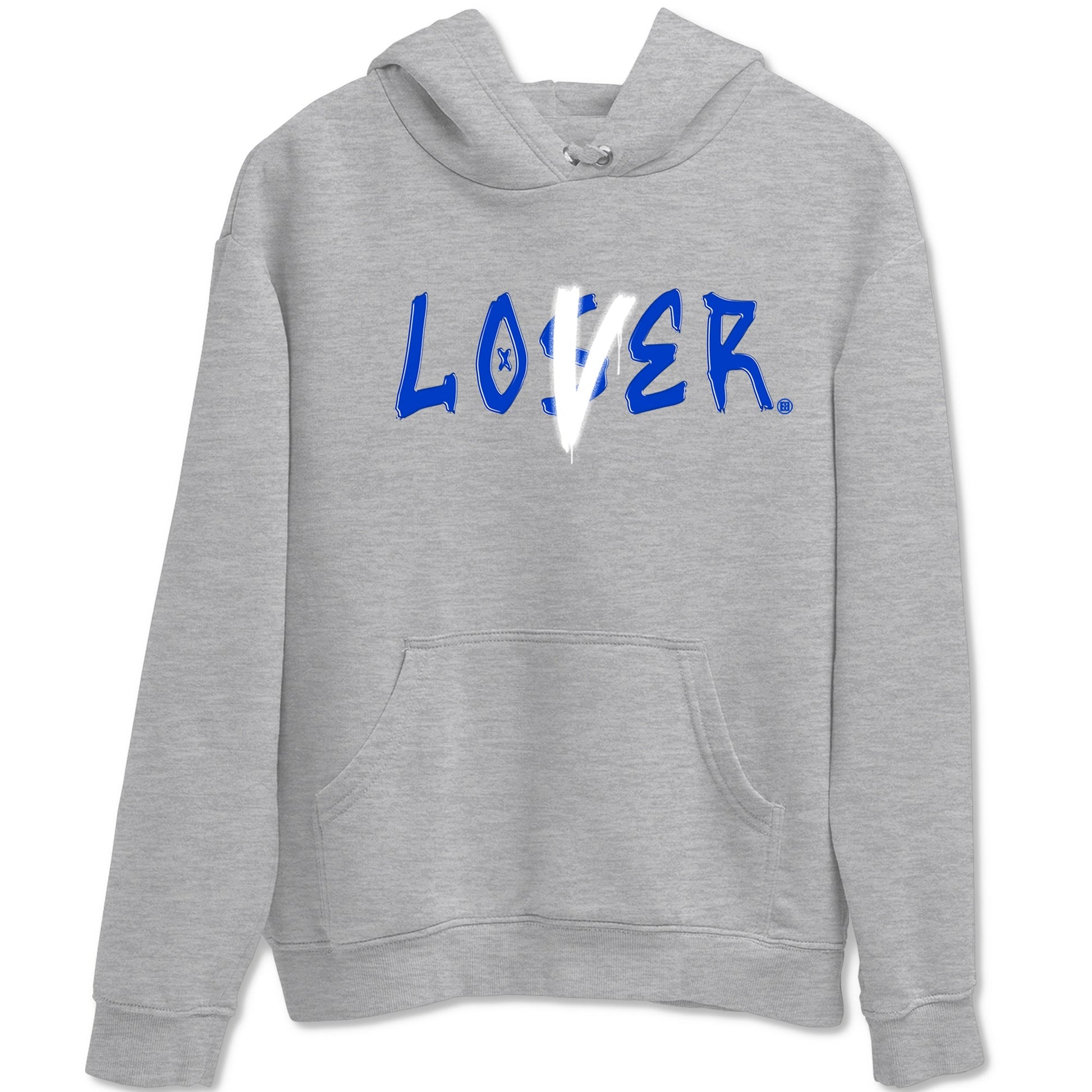 12s Blueberry shirts to match jordans Loser Lover best t shirts to wear with jordans AJ12 White & Game Royal match shoes to clothes SNRT Sneaker Tees unisex cotton Heather Grey 2 shirts