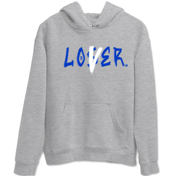 12s Blueberry shirts to match jordans Loser Lover best t shirts to wear with jordans AJ12 White & Game Royal match shoes to clothes SNRT Sneaker Tees unisex cotton Heather Grey 2 shirts