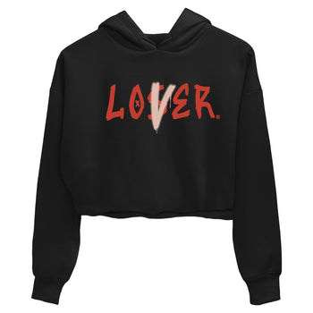 13s Dune Red shirts to match jordans Loser Lover sneaker match tees Air Jordan 13 Dune Red SNRT Sneaker Tees streetwear brand Black 2 crop tee