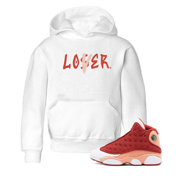13s Dune Red shirts to match jordans Loser Lover sneaker match tees Air Jordan 13 Dune Red SNRT Sneaker Tees streetwear brand Baby and Youth White 1 cotton tee