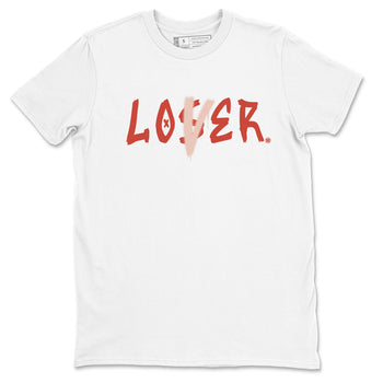 13s Dune Red shirts to match jordans Loser Lover sneaker match tees Air Jordan 13 Dune Red SNRT Sneaker Tees streetwear brand White 2 unisex cotton tee