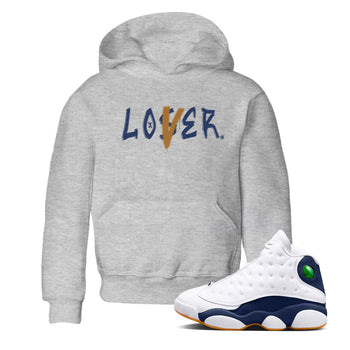 Air Jordan 13 Midnight Navy shirts to match jordans Loser Lover sneaker match tees 13 Midnight Navy SNRT Sneaker Release Tees Youth Baby Heather Grey 1 crew neck shirts