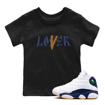 Air Jordan 13 Midnight Navy shirts to match jordans Loser Lover sneaker match tees 13 Midnight Navy SNRT Sneaker Release Tees Youth Baby Black 1 crew neck shirts