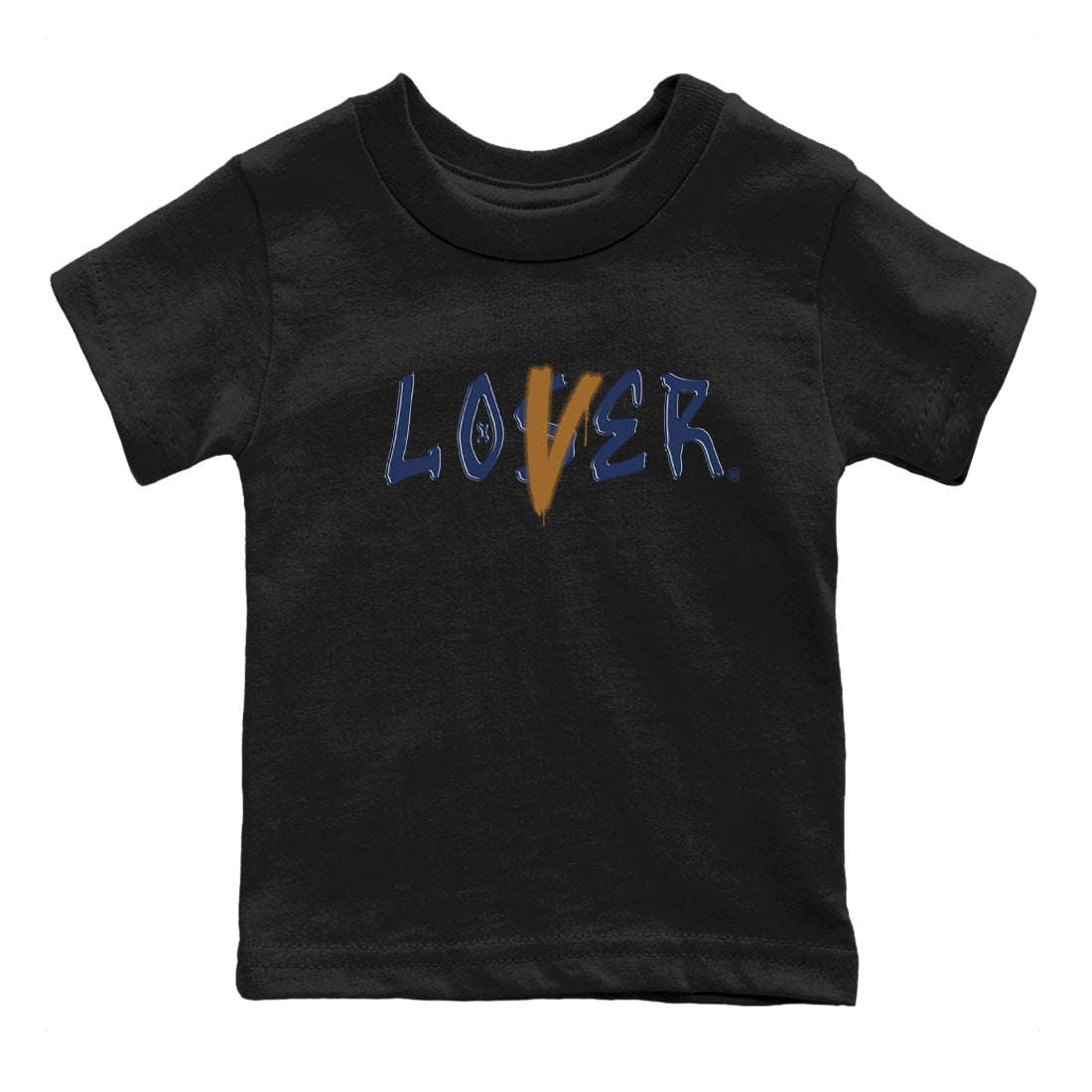 Air Jordan 13 Midnight Navy shirts to match jordans Loser Lover sneaker match tees 13 Midnight Navy SNRT Sneaker Release Tees Youth Baby Black 2 crew neck shirts