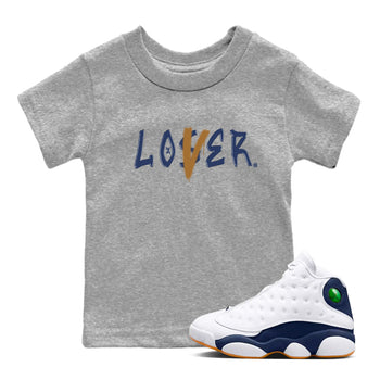 Air Jordan 13 Midnight Navy shirts to match jordans Loser Lover sneaker match tees 13 Midnight Navy SNRT Sneaker Release Tees Youth Baby Heather Grey 1 crew neck shirts