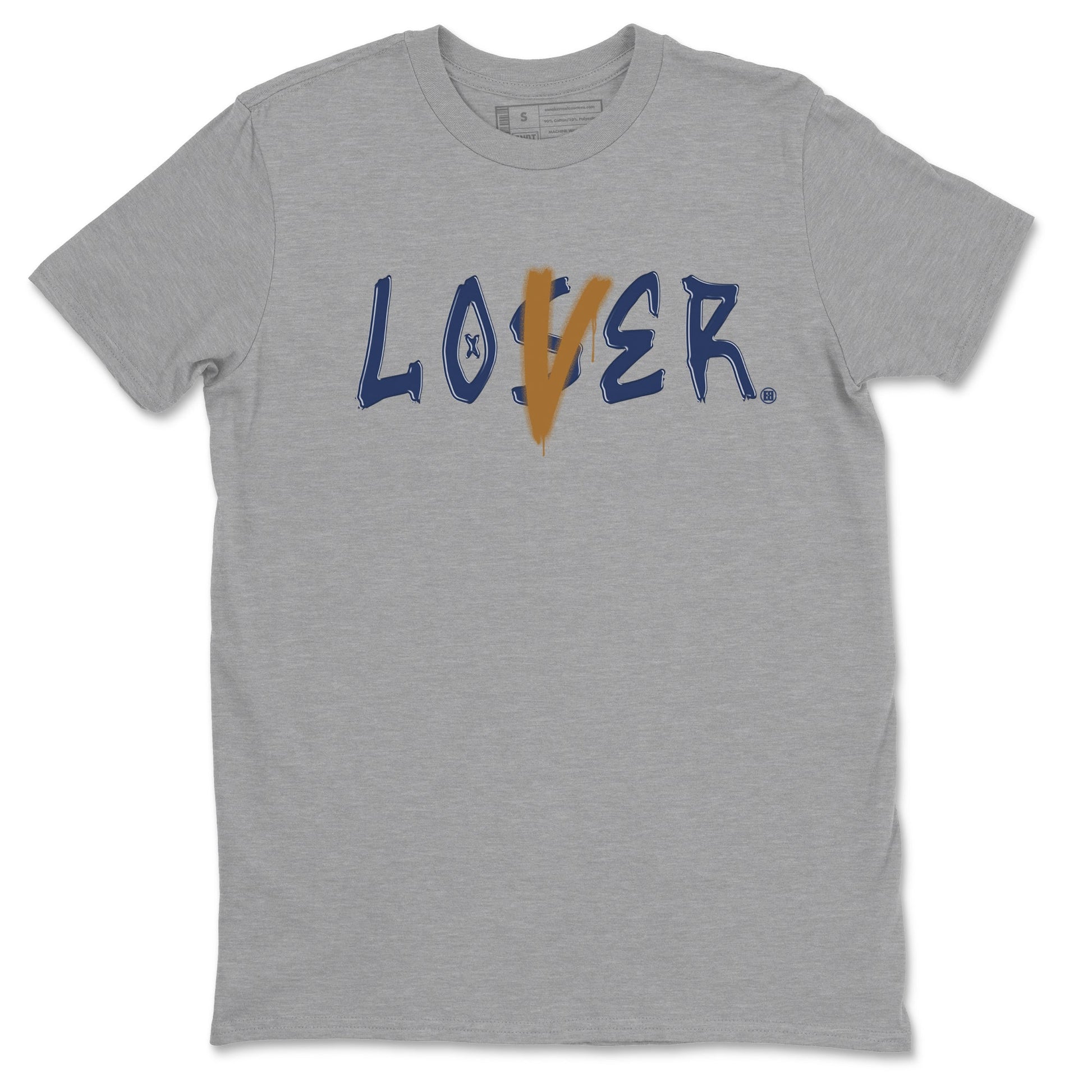 Air Jordan 13 Midnight Navy shirts to match jordans Loser Lover sneaker match tees 13 Midnight Navy SNRT Sneaker Release Tees unisex cotton Heather Grey 2 crew neck shirts