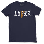 Air Jordan 13 Midnight Navy shirts to match jordans Loser Lover sneaker match tees 13 Midnight Navy SNRT Sneaker Release Tees unisex cotton Navy 2 crew neck shirts