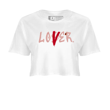 Air Jordan 3 "Treat Yourself" Washed Coral shirts to Special Valentine's Day Loser Lover sneaker match tees Jordan 3 Valentine's Day best t shirts to wear with jordans SNRT Sneaker Tees Graphic Tee White 2 crop tee