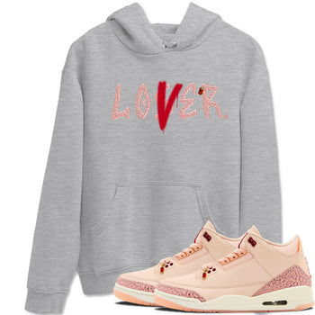 Air Jordan 3 "Treat Yourself" Washed Coral shirts to Special Valentine's Day Loser Lover sneaker match tees Jordan 3 Valentine's Day best t shirts to wear with jordans SNRT Sneaker Tees Graphic Tee Heather Grey 1 shirts