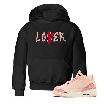 Air Jordan 3 "Treat Yourself" Washed Coral shirts to Special Valentine's Day Loser Lover sneaker match tees Jordan 3 Valentine's Day best t shirts to wear with jordans SNRT Sneaker Tees Youth Baby Black 1 tee