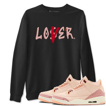 Air Jordan 3 "Treat Yourself" Washed Coral shirts to Special Valentine's Day Loser Lover sneaker match tees Jordan 3 Valentine's Day best t shirts to wear with jordans SNRT Sneaker Tees Graphic Tee Black 1 shirts
