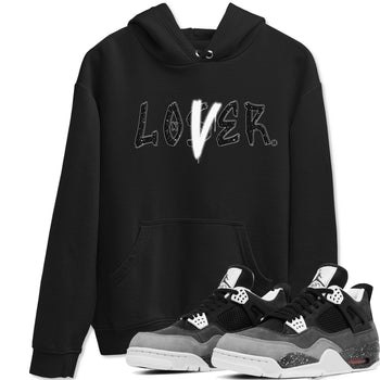 4s Fear shirts to match jordans Loser Lover sneaker match tees Air Jordan 4 Retro Fear match shoes to clothes SNRT Sneaker Tees unisex cotton Black 1 shirts
