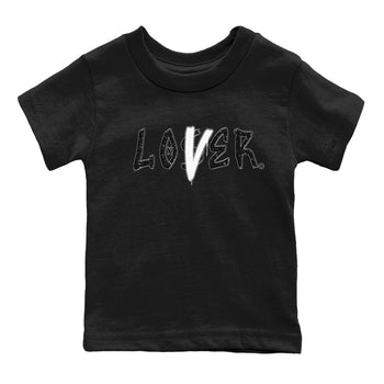 4s Fear shirts to match jordans Loser Lover sneaker match tees Air Jordan 4 Retro Fear match shoes to clothes SNRT Sneaker Tees Youth Baby Black 2 tee