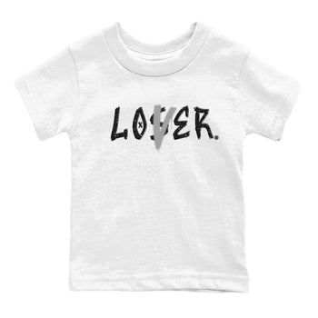 4s Fear shirts to match jordans Loser Lover sneaker match tees Air Jordan 4 Retro Fear match shoes to clothes SNRT Sneaker Tees Youth Baby White 2 tee