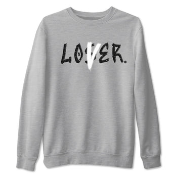 4s Fear shirts to match jordans Loser Lover sneaker match tees Air Jordan 4 Retro Fear match shoes to clothes SNRT Sneaker Tees unisex cotton Heather Grey 2 shirts