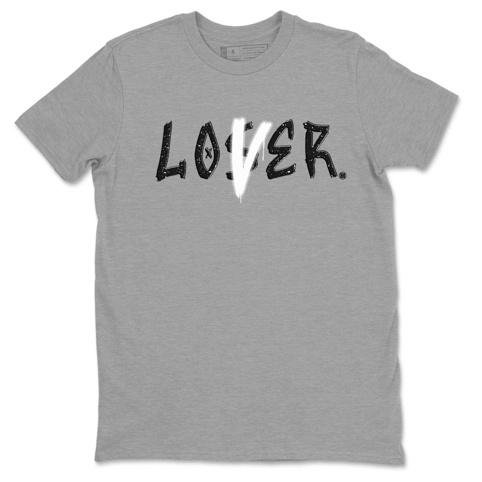 4s Fear shirts to match jordans Loser Lover sneaker match tees Air Jordan 4 Retro Fear match shoes to clothes SNRT Sneaker Tees unisex cotton Heather Grey 2 shirts