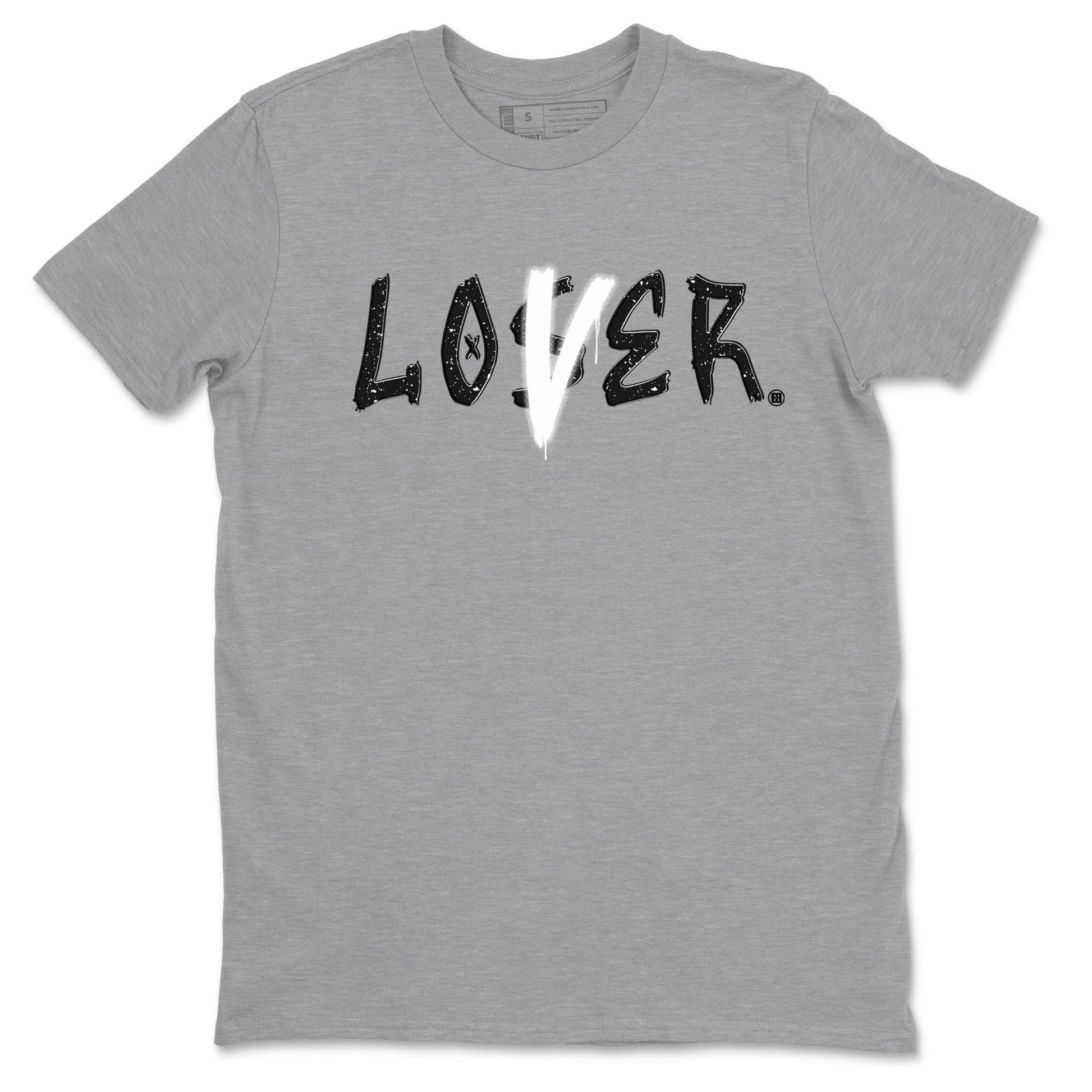 4s Fear shirts to match jordans Loser Lover sneaker match tees Air Jordan 4 Retro Fear match shoes to clothes SNRT Sneaker Tees unisex cotton Heather Grey 2 shirts
