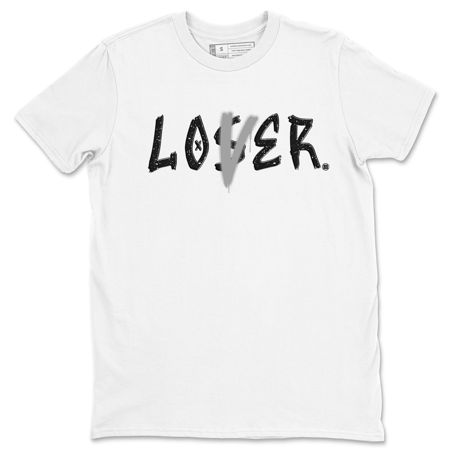 4s Fear shirts to match jordans Loser Lover sneaker match tees Air Jordan 4 Retro Fear match shoes to clothes SNRT Sneaker Tees unisex cotton White 2 shirts