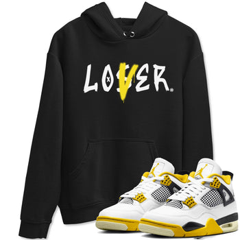 Air Jordan 4 Retro Vivid Sulfur shirt to match jordans Loser Lover sneaker tees 4s Vivid Sulfur SNRT Sneaker Release Tees unisex cotton Black 1 crew neck shirt