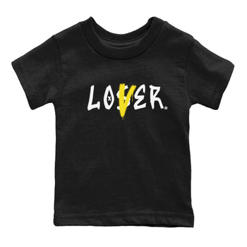 Air Jordan 4 Retro Vivid Sulfur shirt to match jordans Loser Lover sneaker tees 4s Vivid Sulfur SNRT Sneaker release tees baby toddler Black 2 cotton Shirt