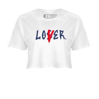 6s White And Midnight Navy shirts to match jordans Loser Lover sneaker match tees Air Jordan 6 White And Midnight Navy SNRT Sneaker Tees streetwear brand White 2 crop tee