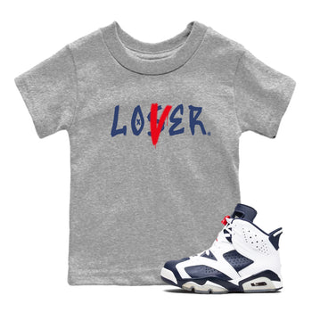 6s White And Midnight Navy shirts to match jordans Loser Lover sneaker match tees Air Jordan 6 White And Midnight Navy SNRT Sneaker Tees streetwear brand Baby and Youth Heather Grey 1 cotton tee