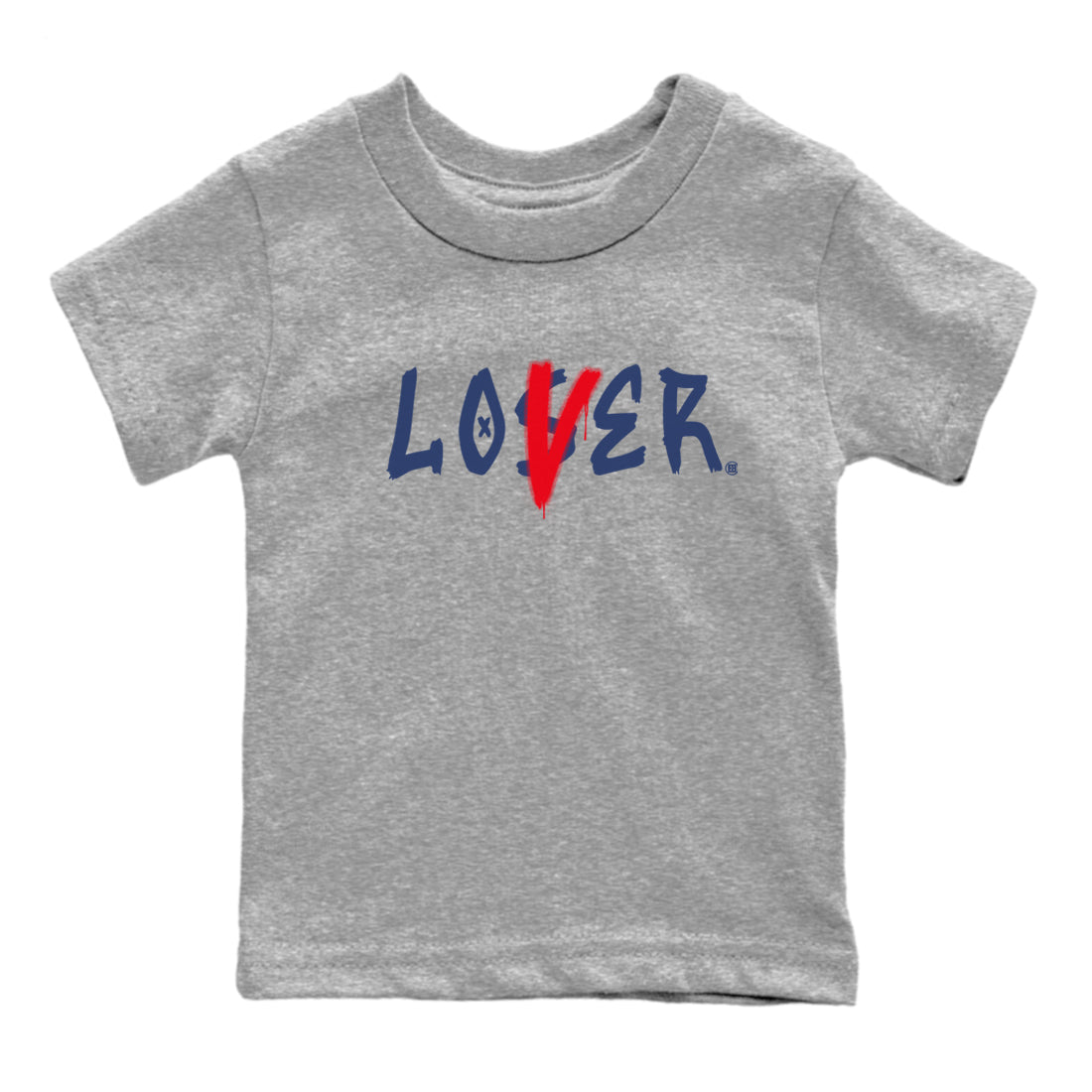 6s White And Midnight Navy shirts to match jordans Loser Lover sneaker match tees Air Jordan 6 White And Midnight Navy SNRT Sneaker Tees streetwear brand Baby and Youth Heather Grey 2 cotton tee