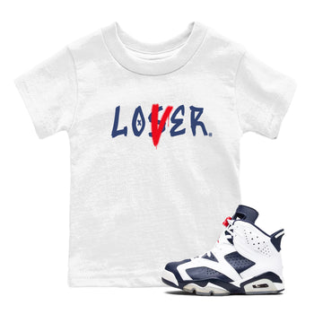 6s White And Midnight Navy shirts to match jordans Loser Lover sneaker match tees Air Jordan 6 White And Midnight Navy SNRT Sneaker Tees streetwear brand Baby and Youth White 1 cotton tee