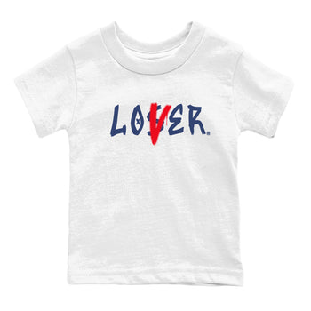 6s White And Midnight Navy shirts to match jordans Loser Lover sneaker match tees Air Jordan 6 White And Midnight Navy SNRT Sneaker Tees streetwear brand Baby and Youth White 2 cotton tee