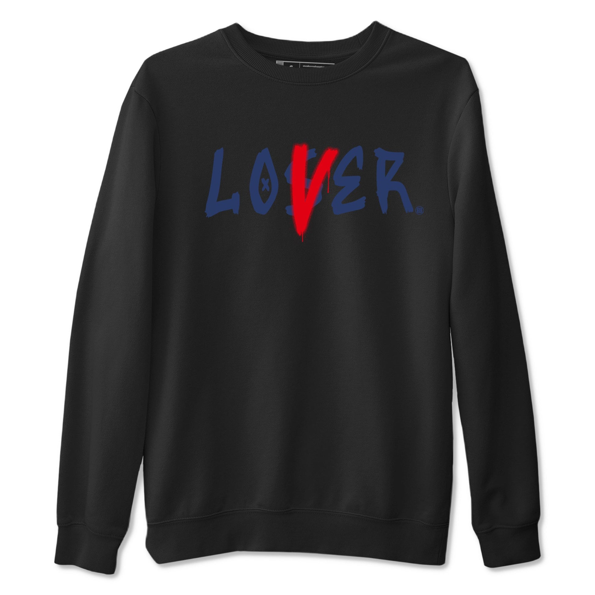 6s White And Midnight Navy shirts to match jordans Loser Lover sneaker match tees Air Jordan 6 White And Midnight Navy SNRT Sneaker Tees streetwear brand Black 2 unisex cotton tee