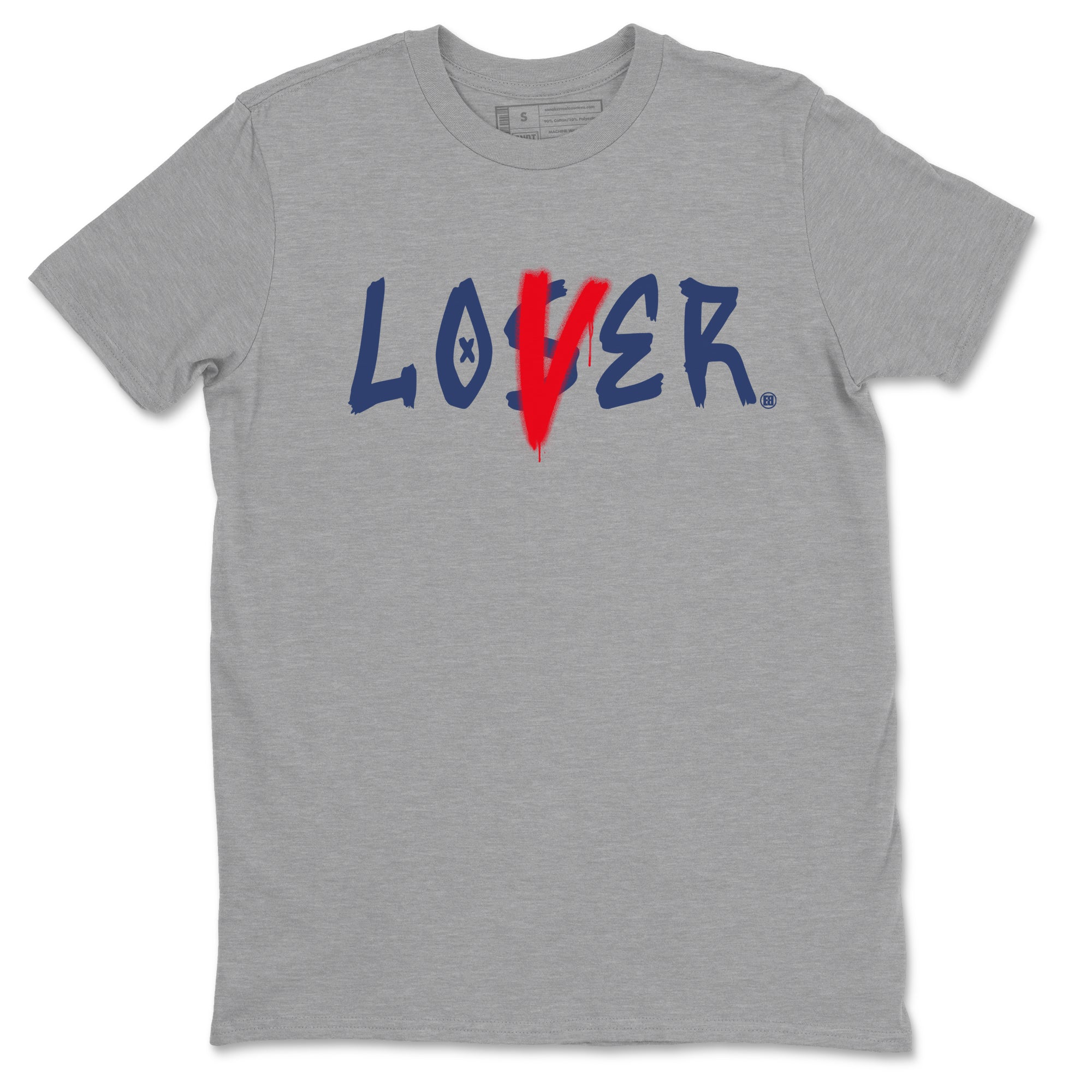 6s White And Midnight Navy shirts to match jordans Loser Lover sneaker match tees Air Jordan 6 White And Midnight Navy SNRT Sneaker Tees streetwear brand Heather Grey 2 unisex cotton tee