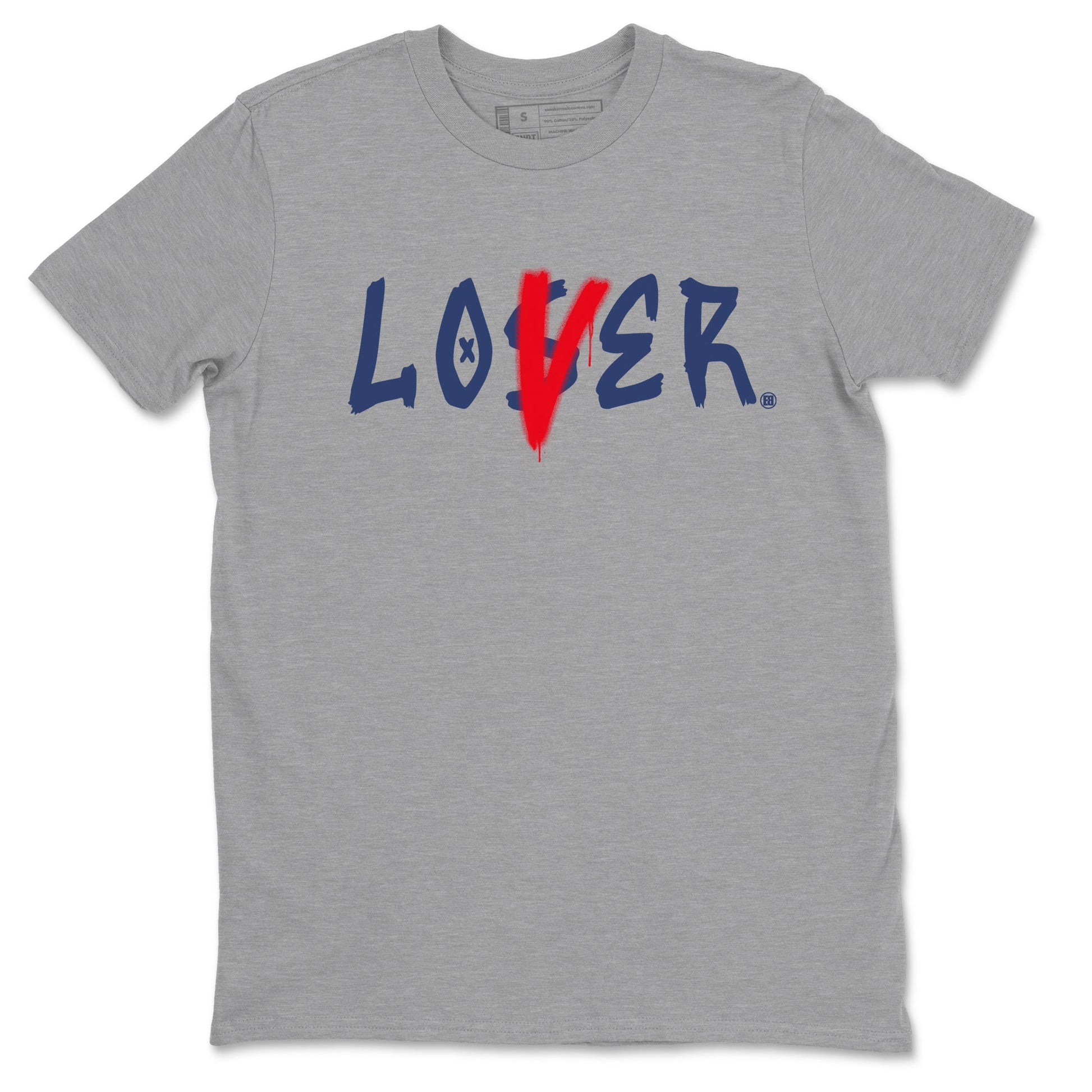 6s White And Midnight Navy shirts to match jordans Loser Lover sneaker match tees Air Jordan 6 White And Midnight Navy SNRT Sneaker Tees streetwear brand Heather Grey 2 unisex cotton tee