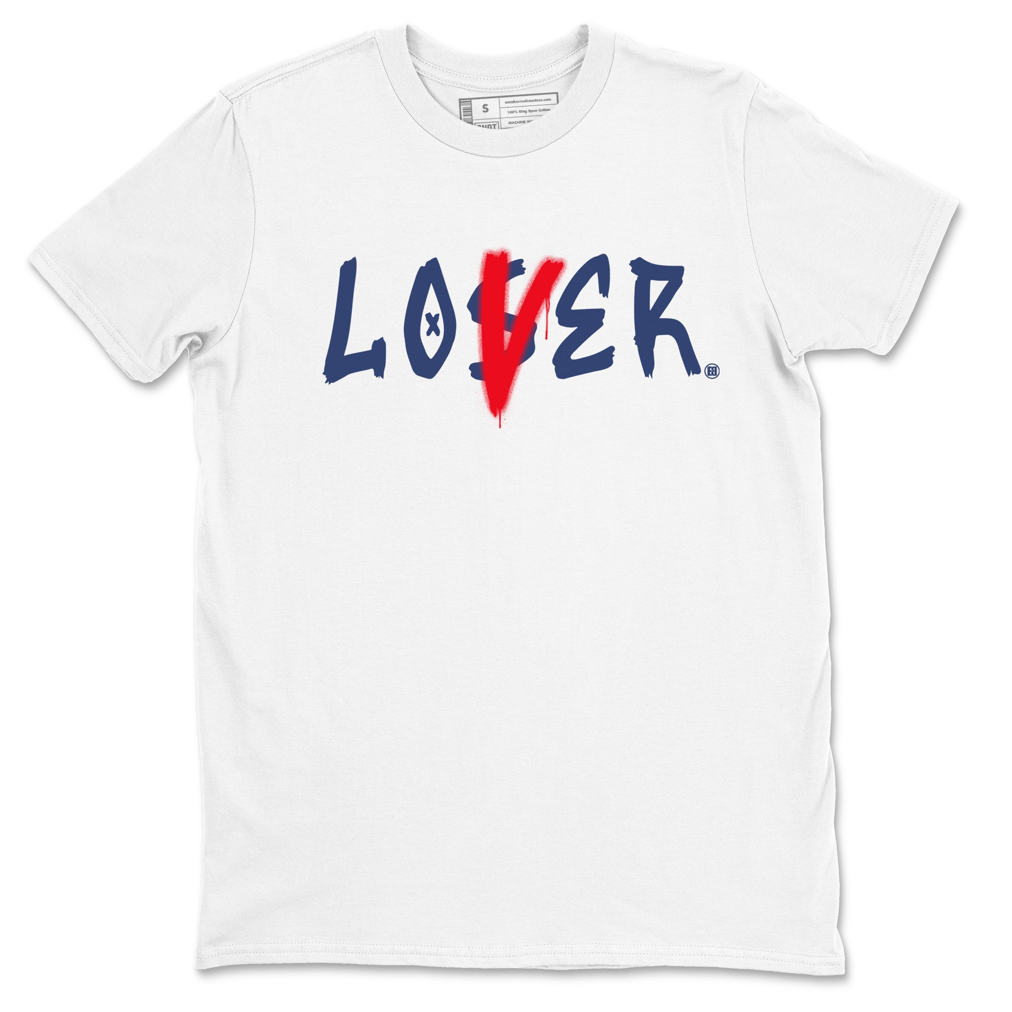 6s White And Midnight Navy shirts to match jordans Loser Lover sneaker match tees Air Jordan 6 White And Midnight Navy SNRT Sneaker Tees streetwear brand White 2 unisex cotton tee