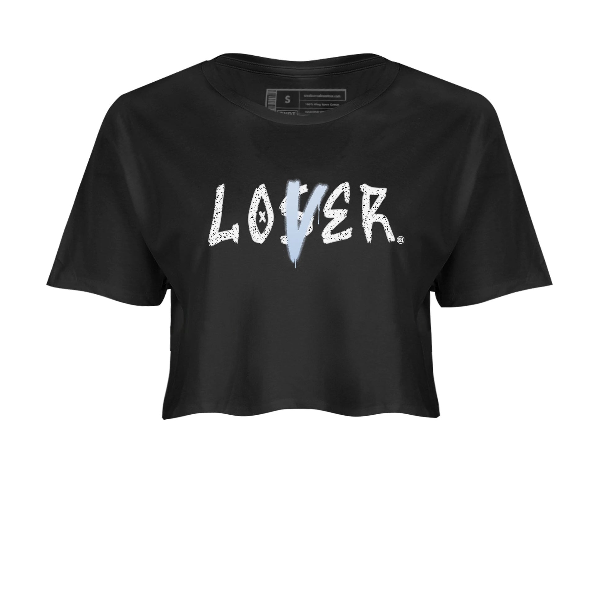 AJ6 White Black shirts to match jordans Loser Lover sneaker match tees Air Jordan 6 White Black SNRT Sneaker Tees streetwear brand Black 2 crop tee